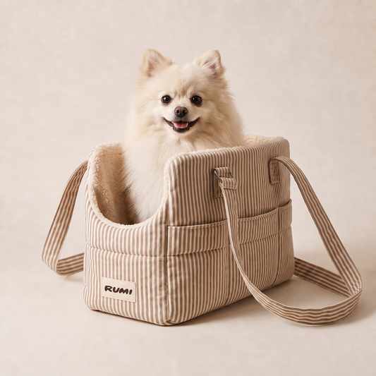 Linen Stripe | The Shoulder Carrier